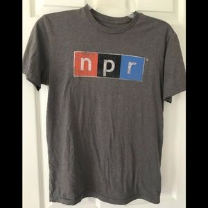 Men’s NPR Gray Tee Size Small